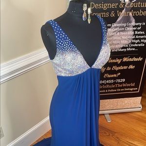 Jovani Navy Gown